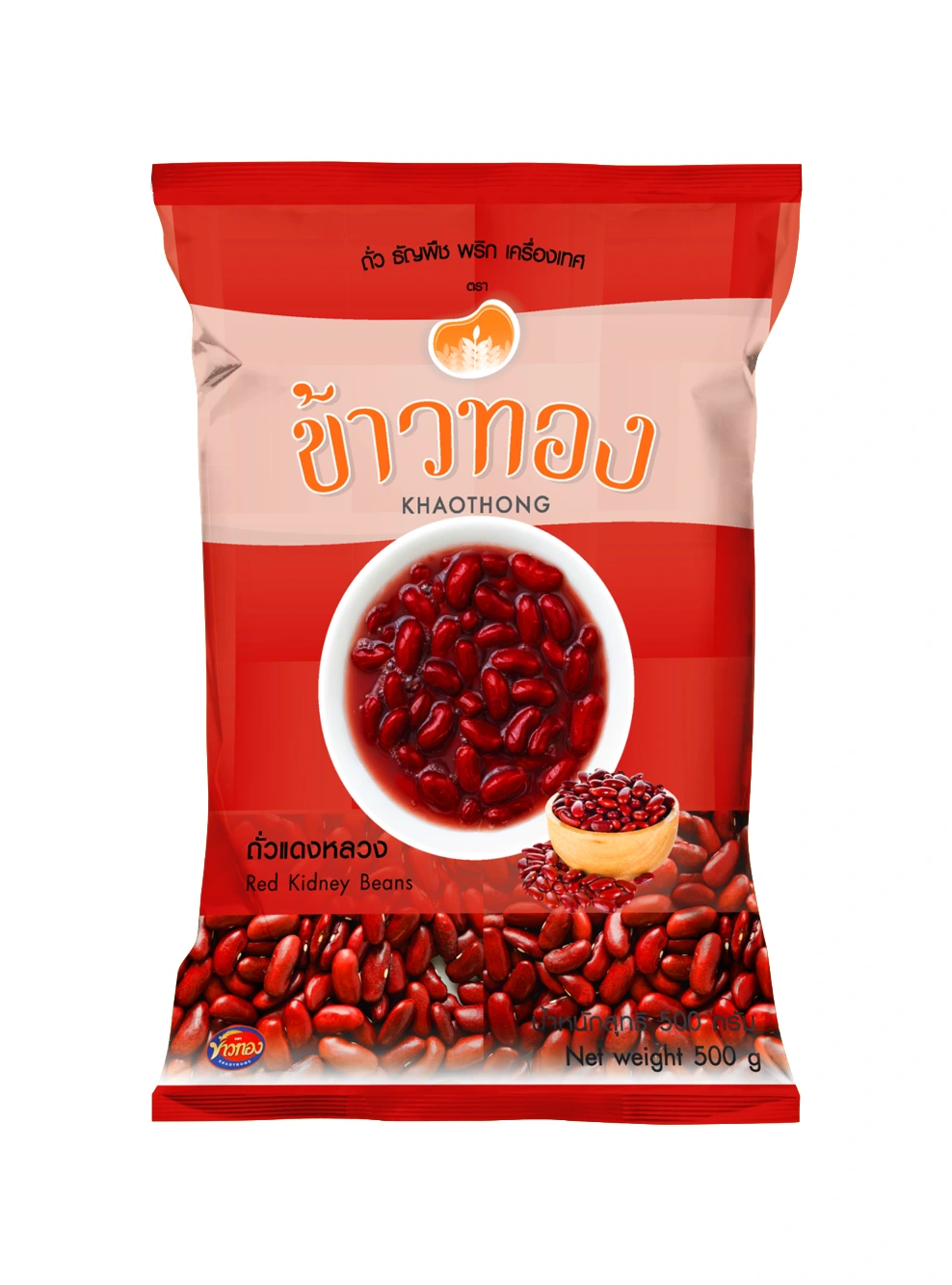 ถั่วแดงใหญ่ ข้าวทอง