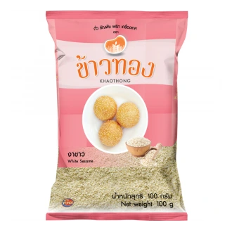 งาขาว 100 g ข้าวทอง