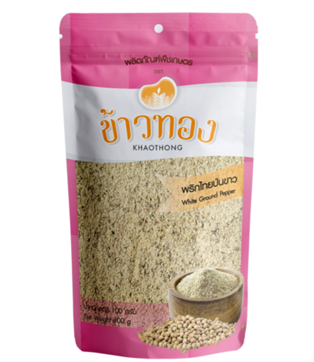 พริกไทยขาวป่น 100 g ข้าวทอง
